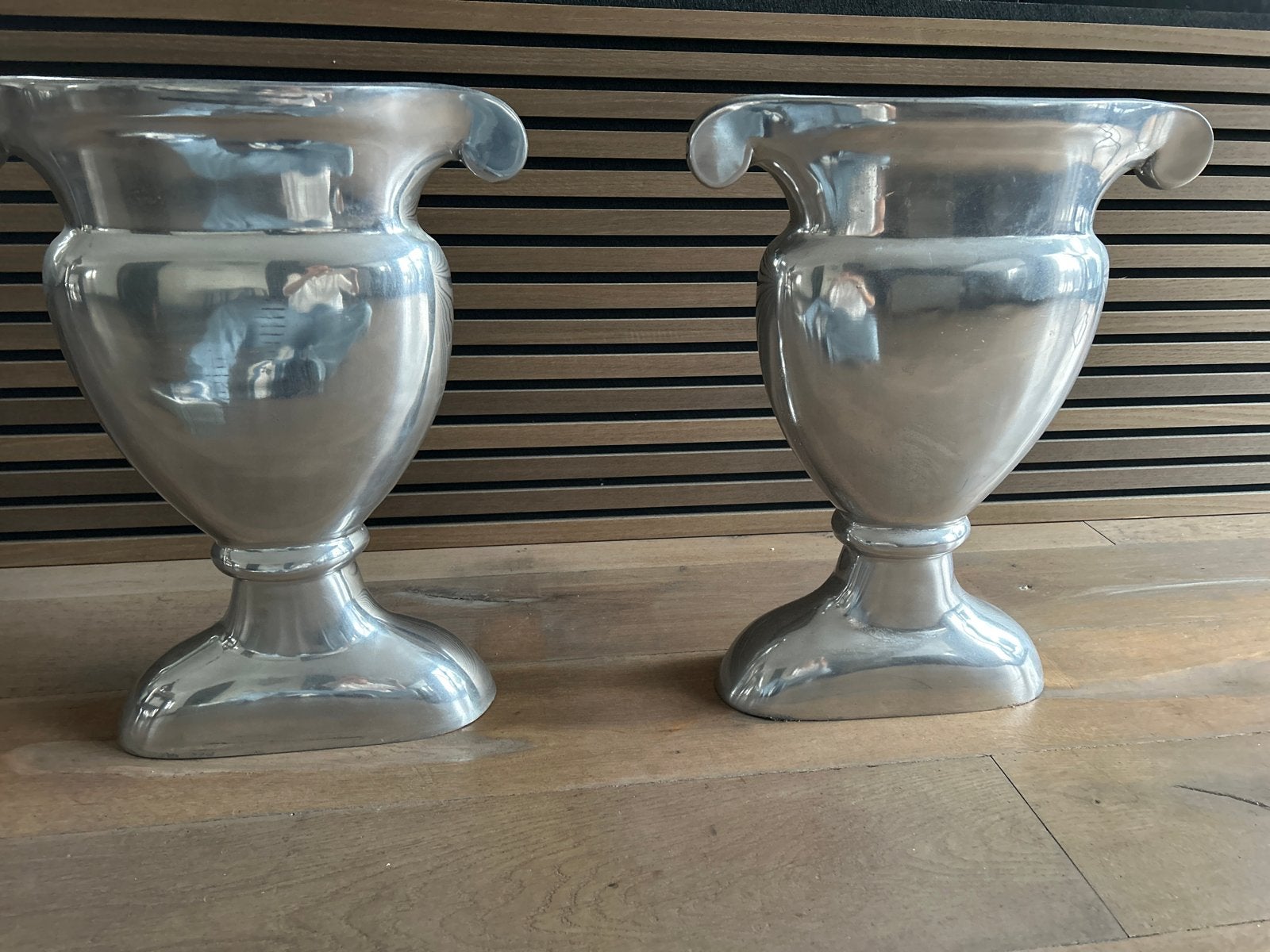 Vazen Set van (aluminium/ zilver)vazen/plantenbakken, Ophalen