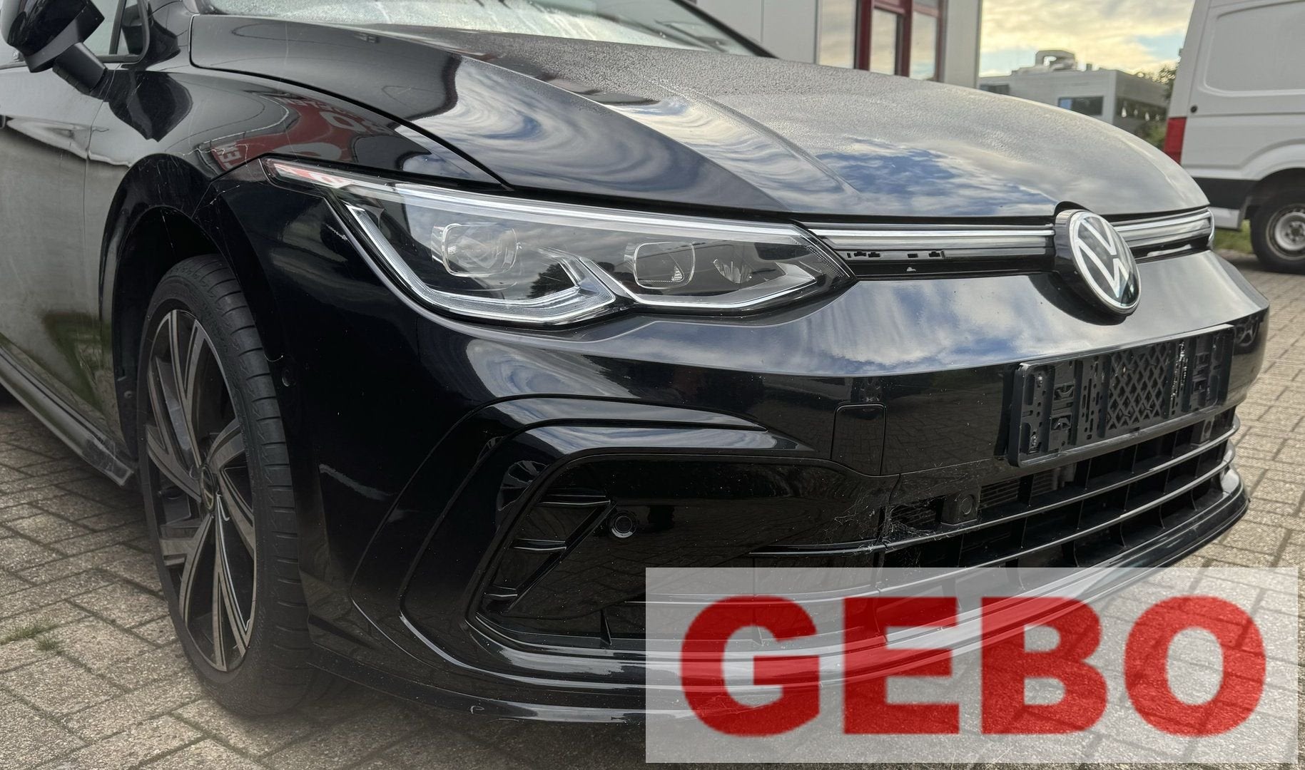 Volkswagen Golf 8 r-line voorkop motorkap bumper spatbord ko, Gebruikt, -, Volkswagen, -