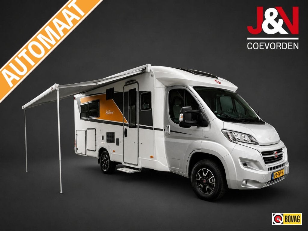 Bürstner NexxoT660 automaat met 34103km!, Caravans en Kamperen, Tot en met 2, 6 tot 7 meter, Diesel, Koelkast