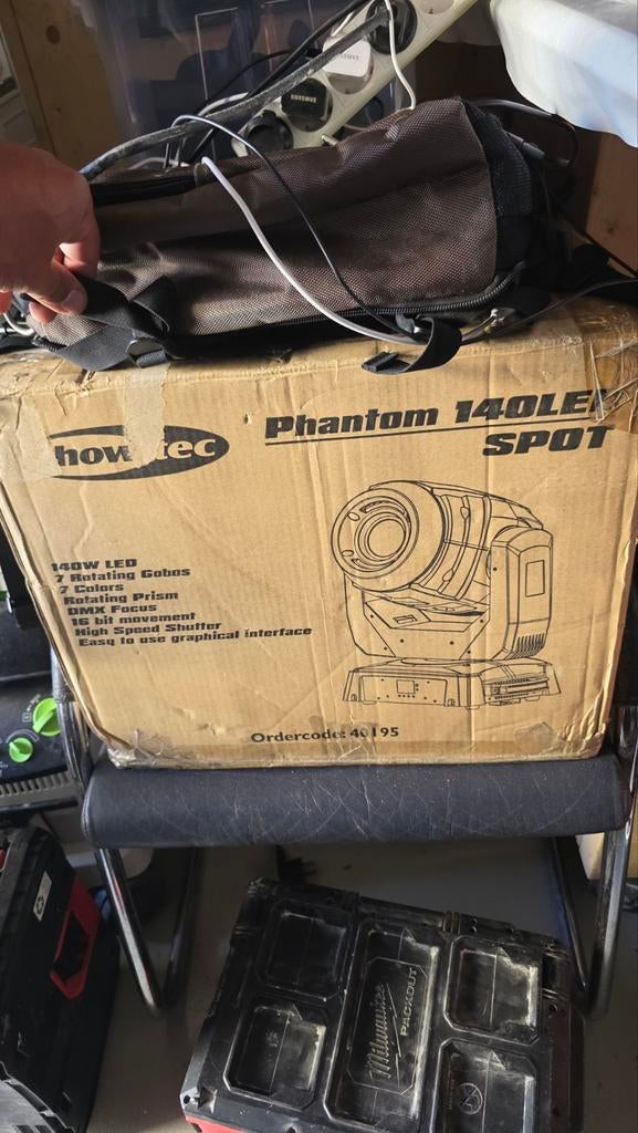Showtec Phantom 140LED Spot Moving Head, Ophalen of Verzenden, Nieuw