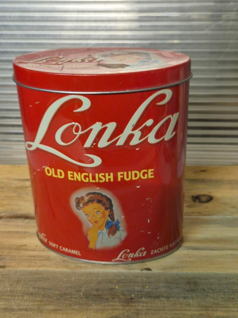 Lonka blik, Verzamelen, Blikken, Ophalen of Verzenden, Gebruikt, Overige
