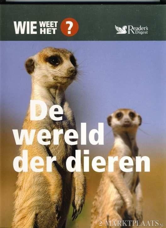 De wereld der dieren - Reader's Digest (qwe), Boeken, Natuur, Ophalen of Verzenden, Zo goed als nieuw, Overige onderwerpen