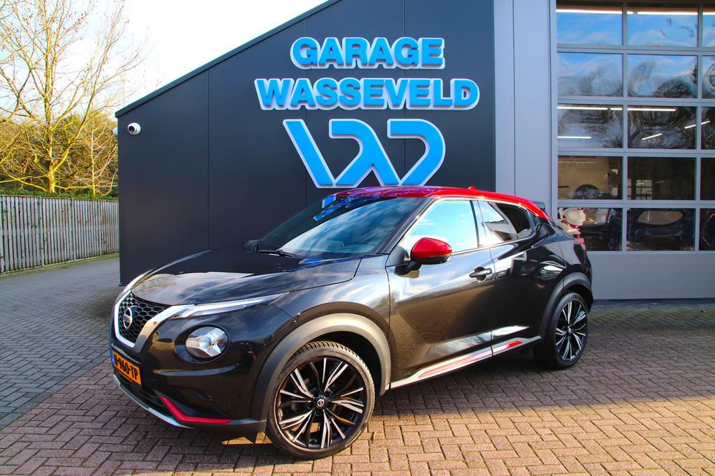 Nissan Juke 1.0 DIG-T 117pk N-DESIGN NL-1Eigen/Trekhaak/Stoe, Voorwielaandrijving, Zwart, Origineel Nederlands, Handgeschakeld