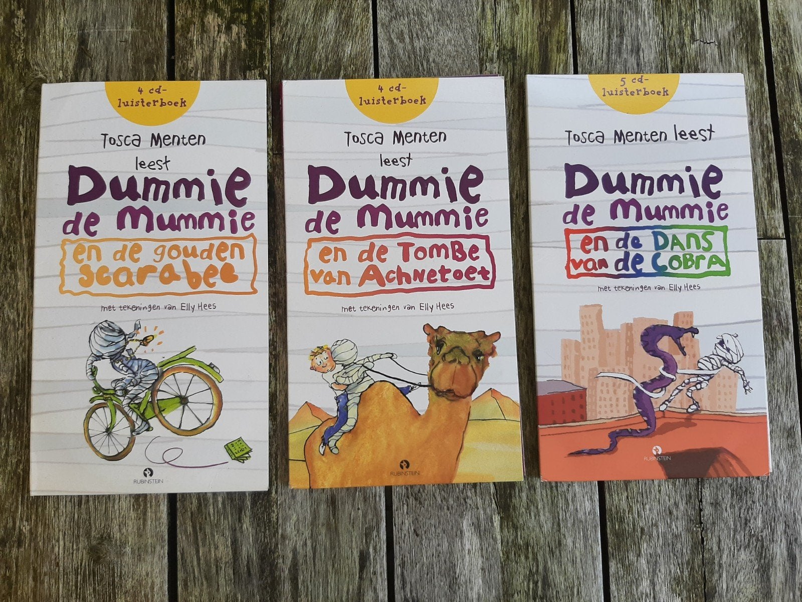 Dummie de Mummie luisterboeken (3 stuks), Ophalen of Verzenden, Zo goed als nieuw, Tosca Menten, Fictie algemeen