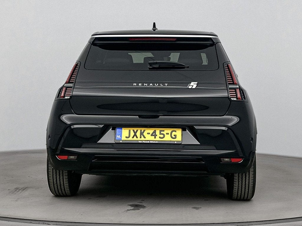 Renault 5 comfort range Roland-Garros 150Pk 52 kWh | Google, Auto's, Renault, Leder en Stof, Zwart, Origineel Nederlands, Automatische klimaatregeling
