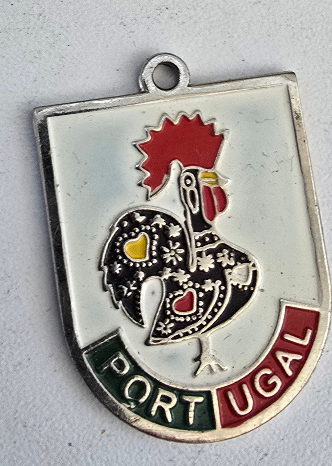 Sleutelhanger Portugal Haan van Barcelos Souvenir, Ophalen of Verzenden, Gebruikt, Stad of Land