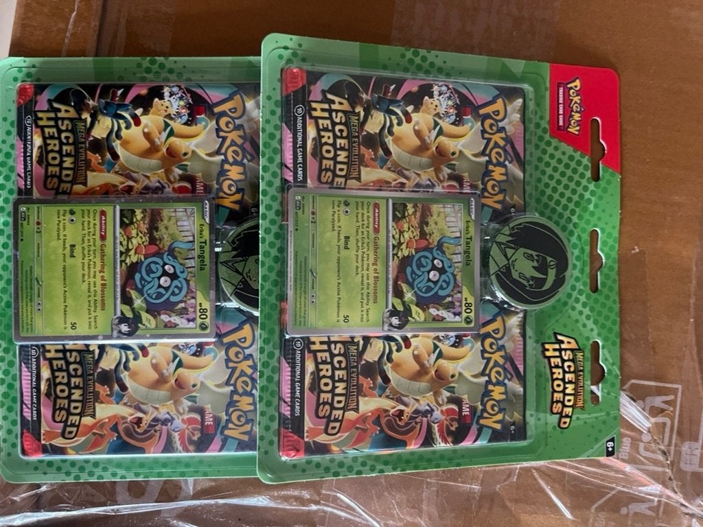 Pokemon Ascended Heroes: Erika's Tangela 2-Pack Blister, Ophalen of Verzenden, Nieuw