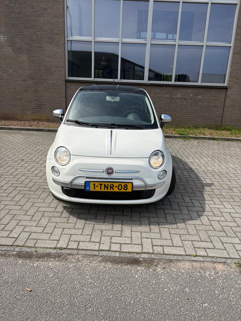 Fiat 500 0.9 80pk Twinair Turbo 2014 Wit, Voorwielaandrijving, 31 €/maand, Origineel Nederlands, Handgeschakeld