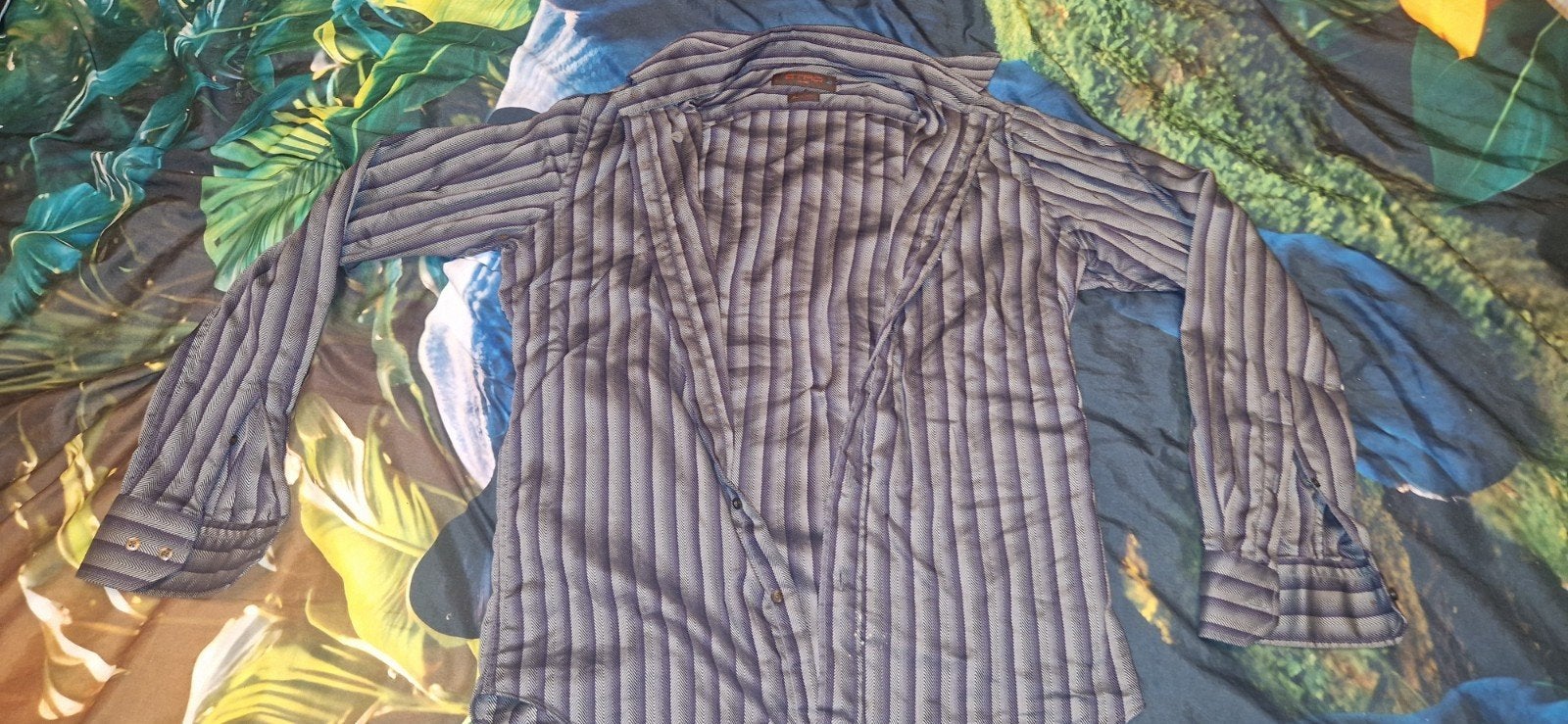 Etro Milano Slim Fit overhemd - Maat M, Paars, Etro Milano, Gedragen, Halswijdte 39/40 (M)