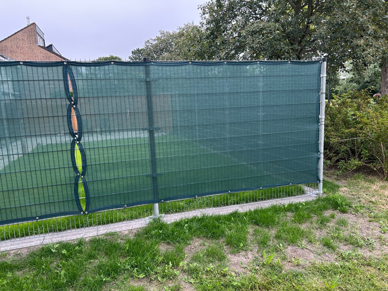Groen bouwzeil/zichtdoek voor hekwerk, Tuin en Terras, Ophalen, Kunststof, 6 meter of meer, 1 tot 2 meter