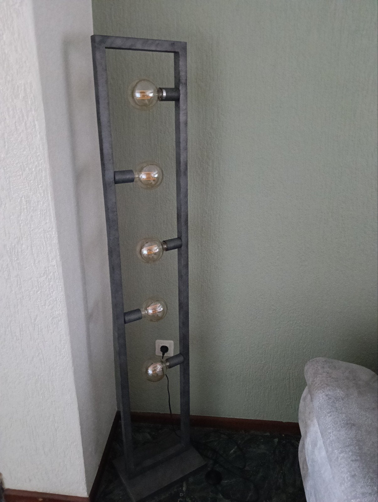 te koop industriële staande lamp, Ophalen, Zo goed als nieuw, 150 tot 200 cm