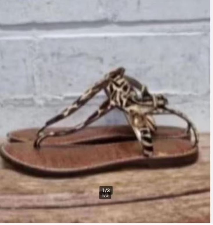 Sam Edelman - Prachtige leren sandalen maat 36 - Nieuw, Kleding | Dames, Schoenen, Bruin, Sam Edelman, Nieuw, X