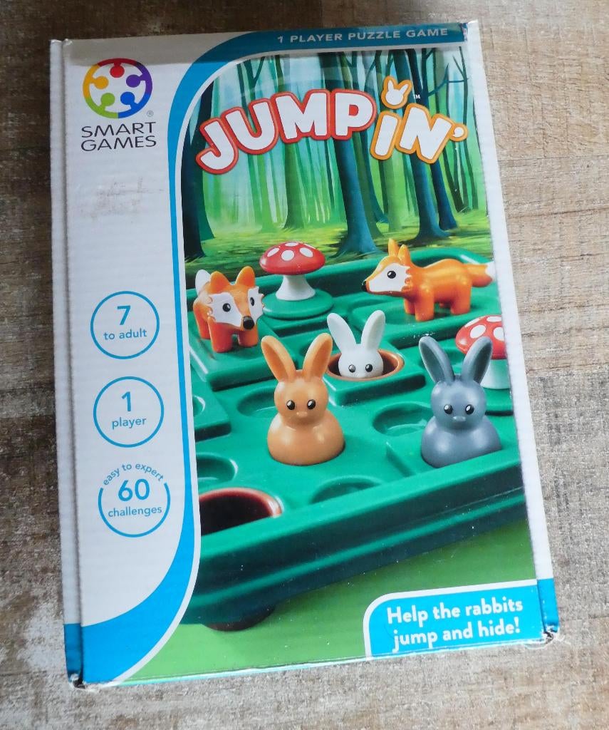 SmartGames - Smart Games Jump In vanaf 7 jaar., Ophalen of Verzenden, Zo goed als nieuw, Puzzelen