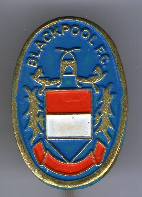 Blackpool F.C. koper voetbal speldje ( Z_162), Ophalen of Verzenden, Zo goed als nieuw, Sport, Speldje of Pin