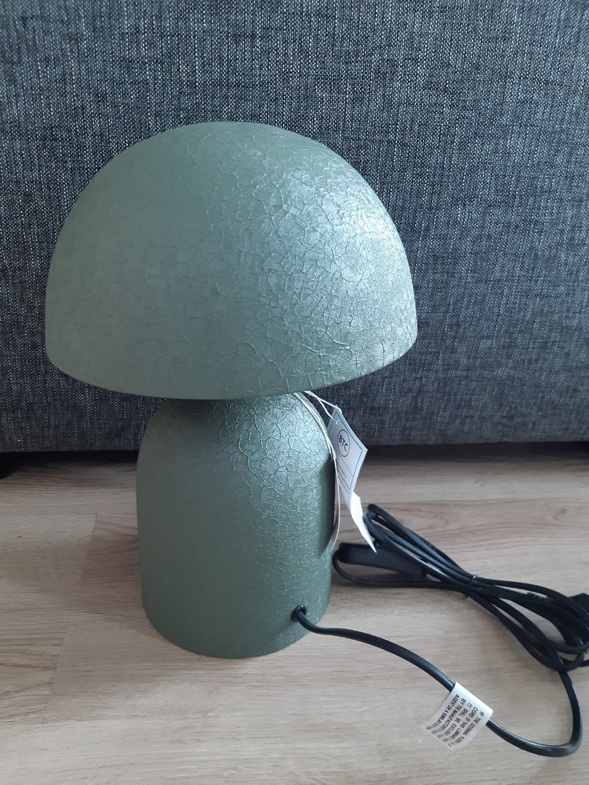 Groene paddestoel lamp - Nieuw, Overige materialen, Nieuw, Ophalen of Verzenden, Modern