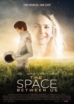 THE   SPACE   BETWEEN   US      filmposter., Rechthoekig Staand, Verzenden, Nieuw, A1 t/m A3