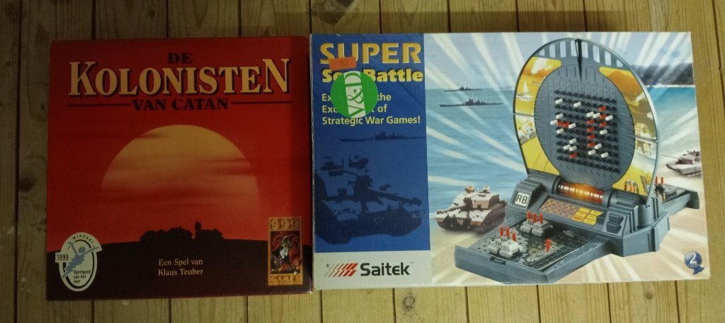 Kolonisten van Catan, Electronische super Zeeslag, Een of twee spelers, Ophalen of Verzenden, Zo goed als nieuw