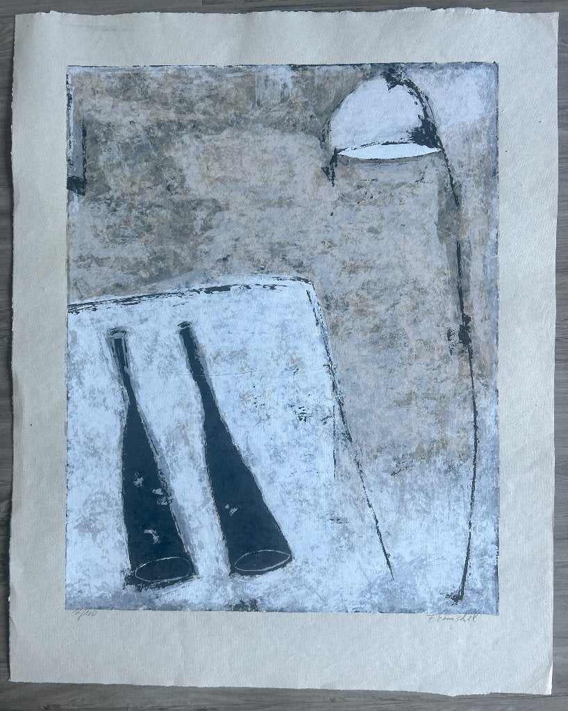 Zeefdruk Frank Ermschel, Antiek en Kunst, Kunst | Litho's en Zeefdrukken, Gesigneerd, Verzenden, Zeefdruk