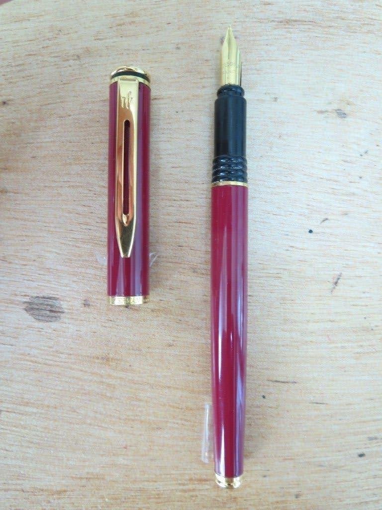 Waterman vulpen met etui, Met doosje, Ophalen of Verzenden, Zo goed als nieuw, Vulpen