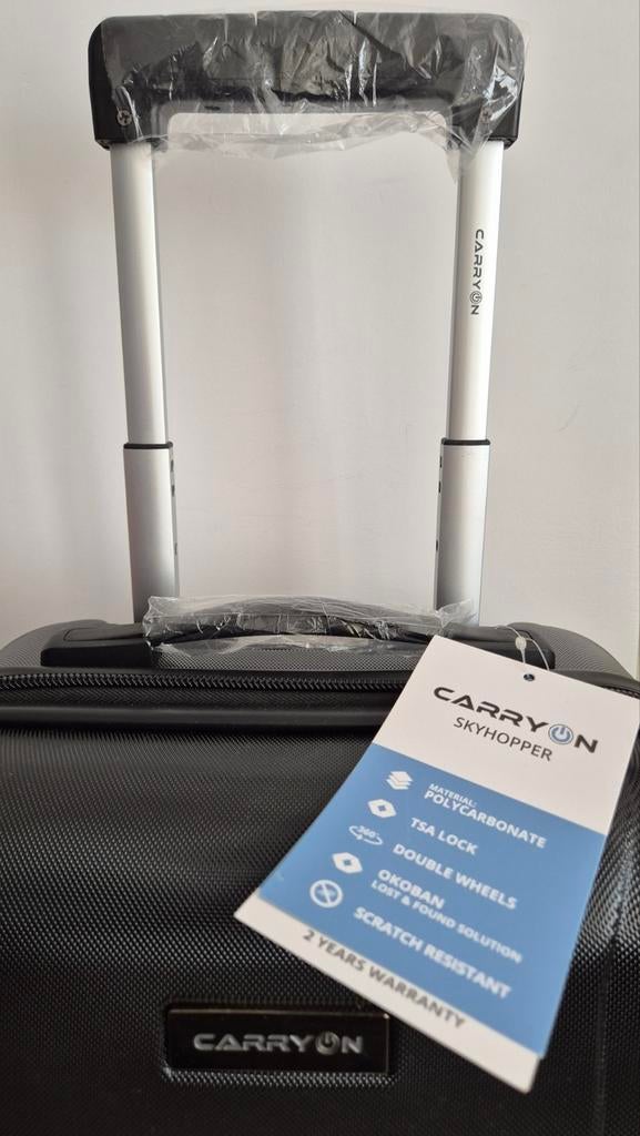 CarryOn Skyhopper Handbagagekoffer 55cm Trolley 32L - nieuw, Wieltjes, Hard kunststof, Nieuw, Ophalen of Verzenden