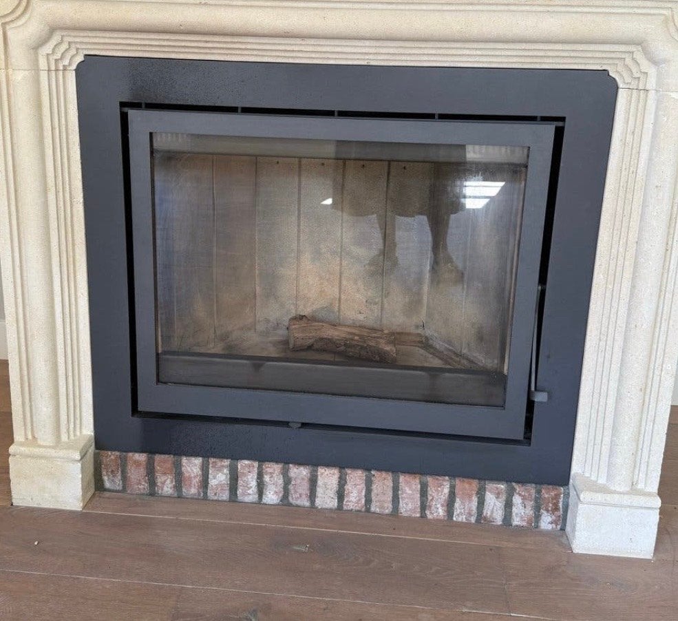Buntfires Variant 800 inzethaard houtkachel - 10 kW, Ophalen, Gebruikt, Houtkachel, Inbouw
