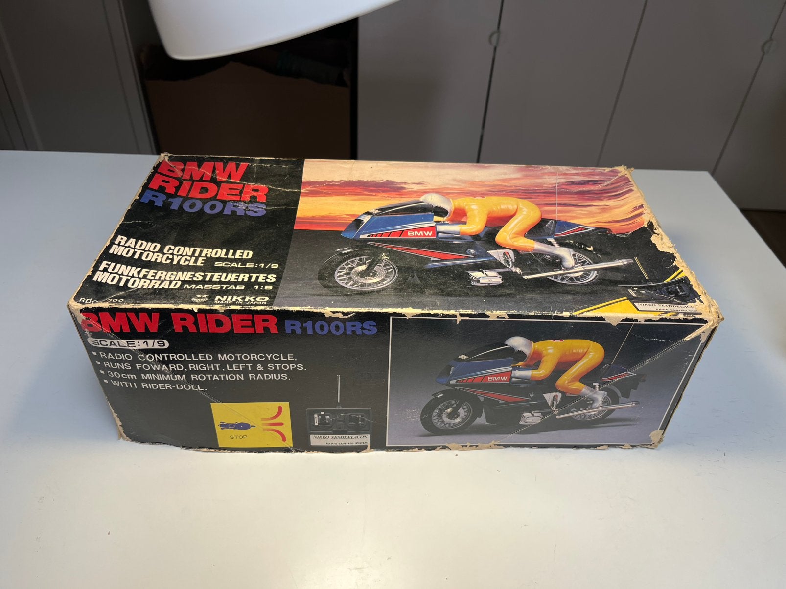 Nikko - BMW Rider R100RS RC - Schaal 1:9, Verzenden, Overige typen, Zo goed als nieuw, Onderdeel