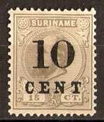 Suriname NVPH nr 30 ongebruikt Hulpuitgifte 1898, Ophalen of Verzenden, Postfris