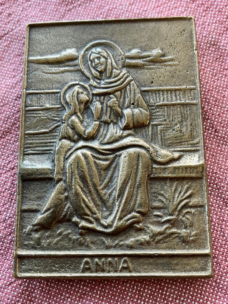 Plaquette afbeelding muurhangertje anna, Antiek en Kunst, Ophalen of Verzenden