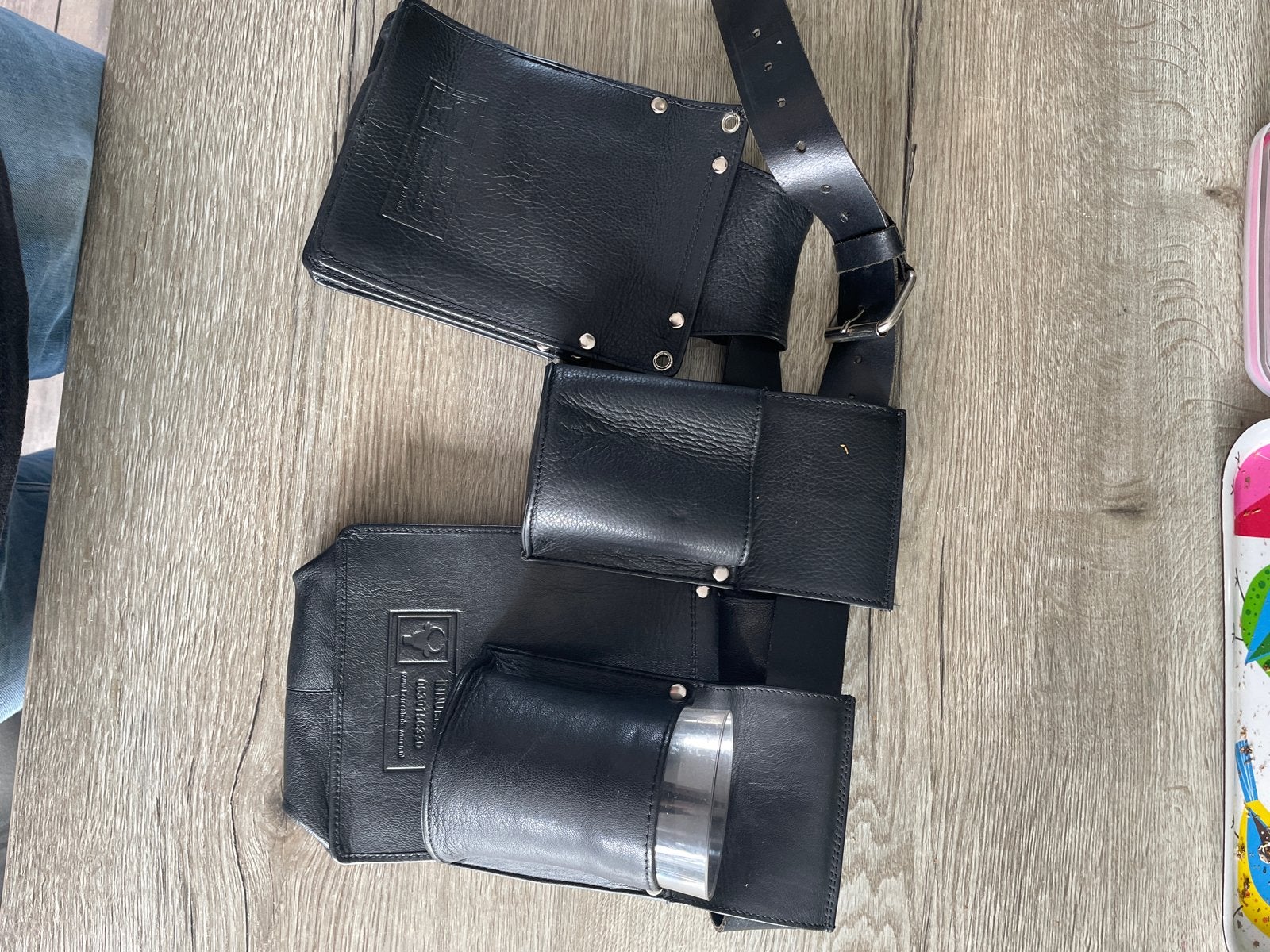 Nieuwe leren horeca holster - Innuendo, Ophalen of Verzenden, Nieuw, Zwart, Leer