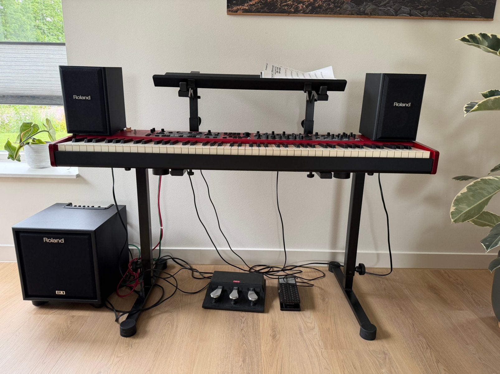 Nord Stage 2 Hammer Action HA88 met accessoires, 88 toetsen, Zo goed als nieuw, Aanslaggevoelig, Ophalen