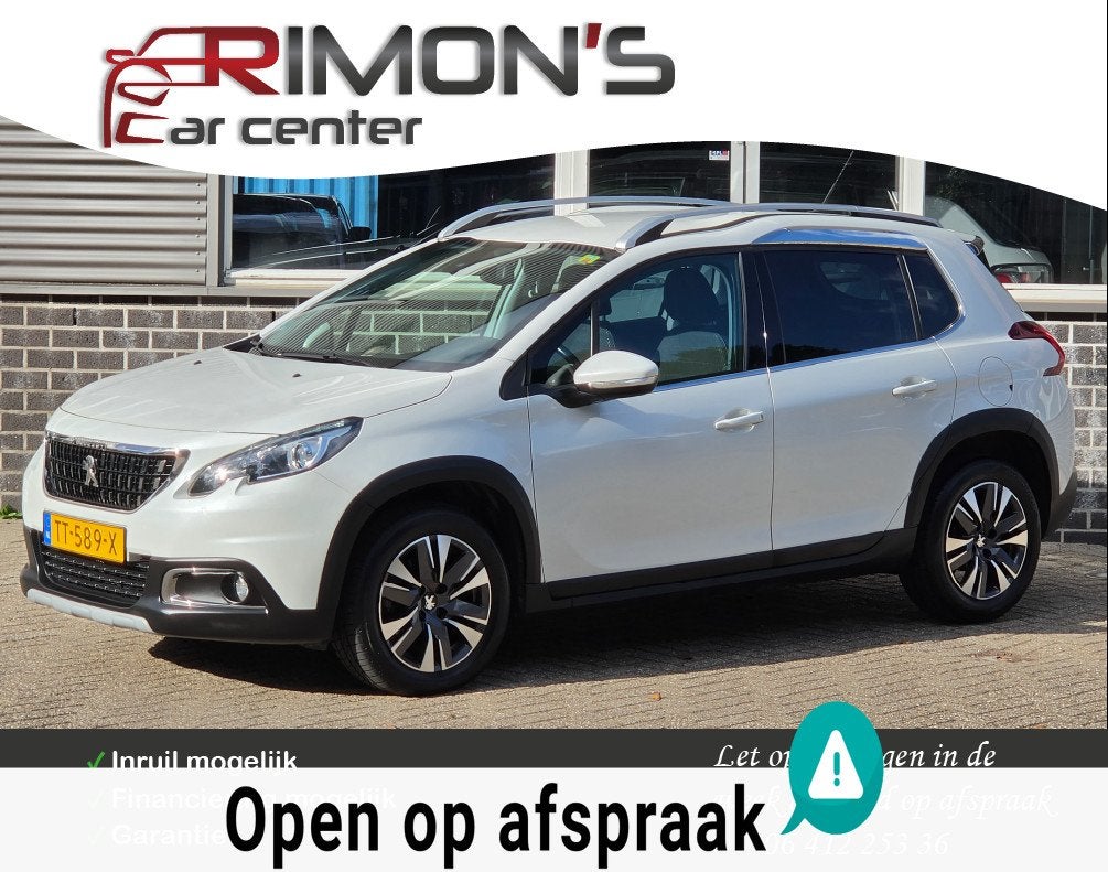 Peugeot 2008 1.2 PureTech Allure Automaat Camera Navi Trekha, Auto's, Euro 6, 1199 cc, 1165 kg, Wit