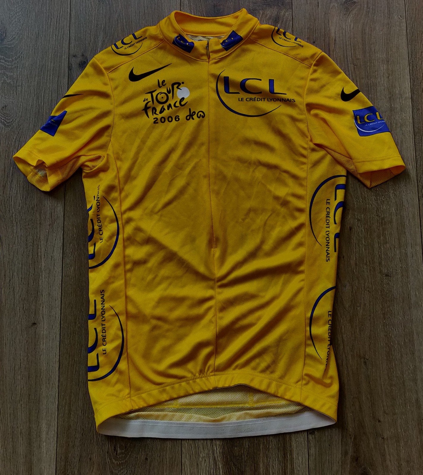 Wielershirt Gele Trui Tour de France, Ophalen of Verzenden, Gebruikt, Kleding