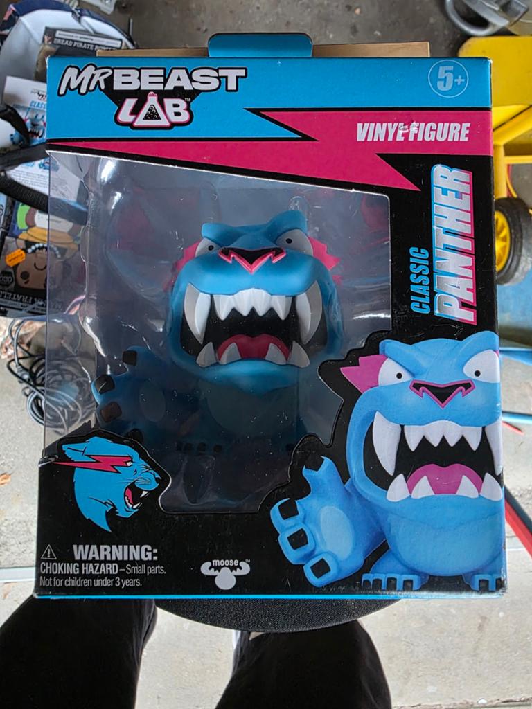 MrBeast Lab Classic Panther Vinyl Figuur - Nieuw in doos, Info@moosetoys.com, Moose Toys, Nieuw, Ophalen of Verzenden