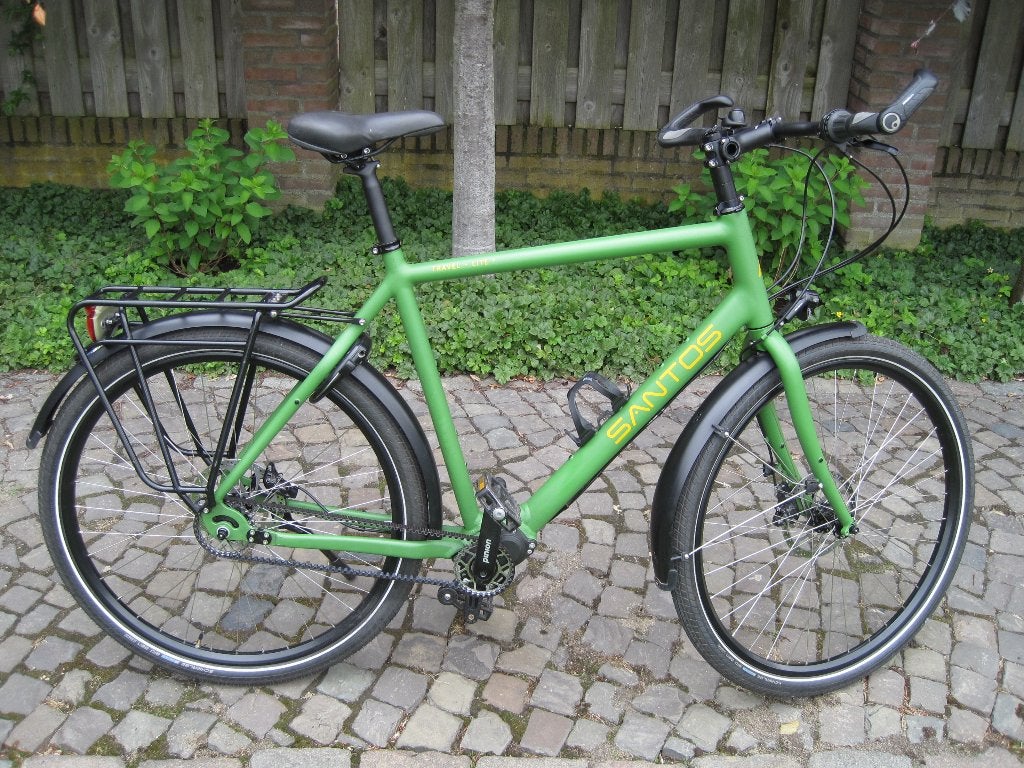 Zeer mooie Santos Travel Lite + H62 met Pinion / XT remmen., 28 inch, 10 tot 15 versnellingen, Zo goed als nieuw, 61 tot 65 cm