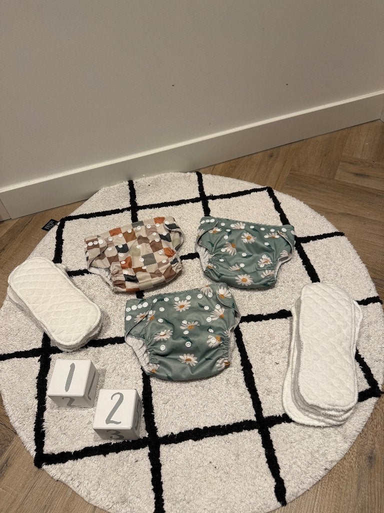 ZGAN 3x print herbruikbare luier oefenbroekjes zwembroek, Kinderen en Baby's, Ophalen of Verzenden, Zo goed als nieuw, Overige typen