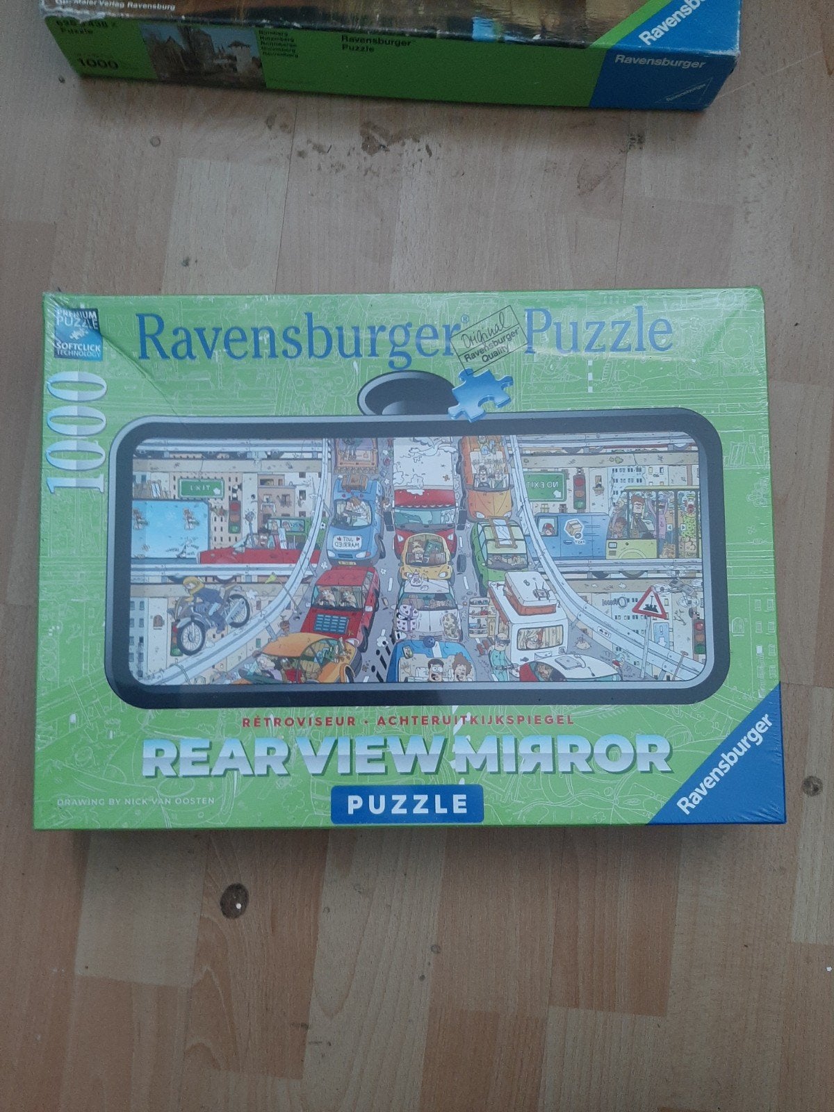 Ravensburger Legpuzzel 1000 stukjes - Rear View Mirror NIEUW, Ophalen of Verzenden, 500 t/m 1500 stukjes, Nieuw, Legpuzzel