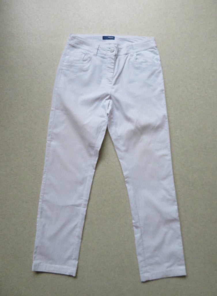H41 CHARLES VOGELE CORINNA kuit broek wit maat 38, Kleding | Dames, Maat 38/40 (M), Charles Vogele, Wit, Nieuw