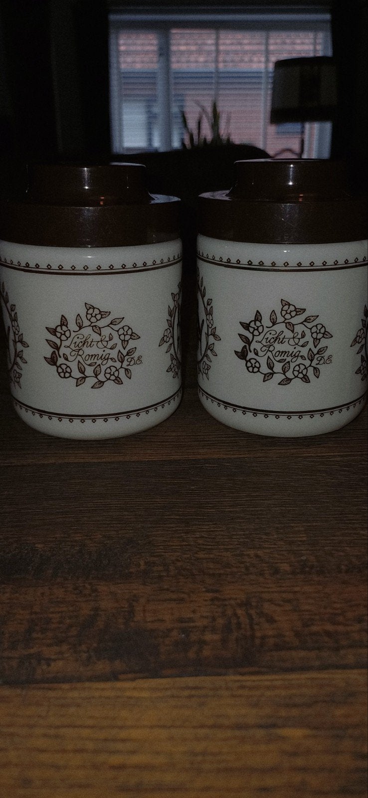 Set van 2 vintage Douwe Egberts voorraadpotten jaren '70, Antiek en Kunst, Antiek | Keramiek en Aardewerk, Ophalen