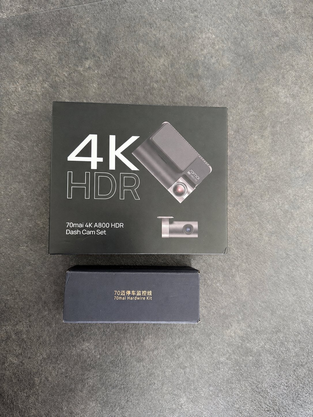70mai 4K A800 HDR Dash Cam Set + Hardwire Kit, Auto diversen, Ophalen of Verzenden, Zo goed als nieuw
