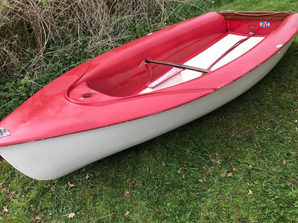 Uniek polyester zeiljolletje zeilbootje, Watersport en Boten, Ophalen, Gebruikt