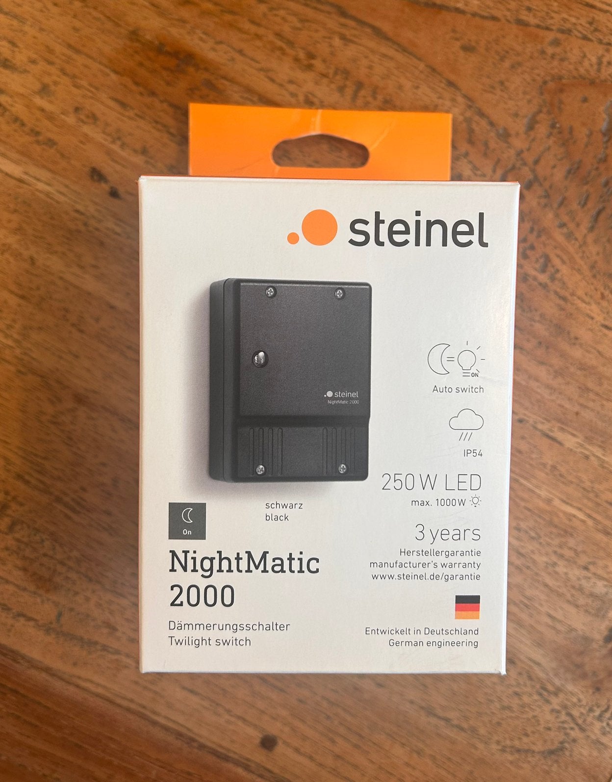 Steinel schemerschakelaar (opbouw, zwart) Nieuw!!, Ophalen of Verzenden, Nieuw, Overige merken, Schakelaar