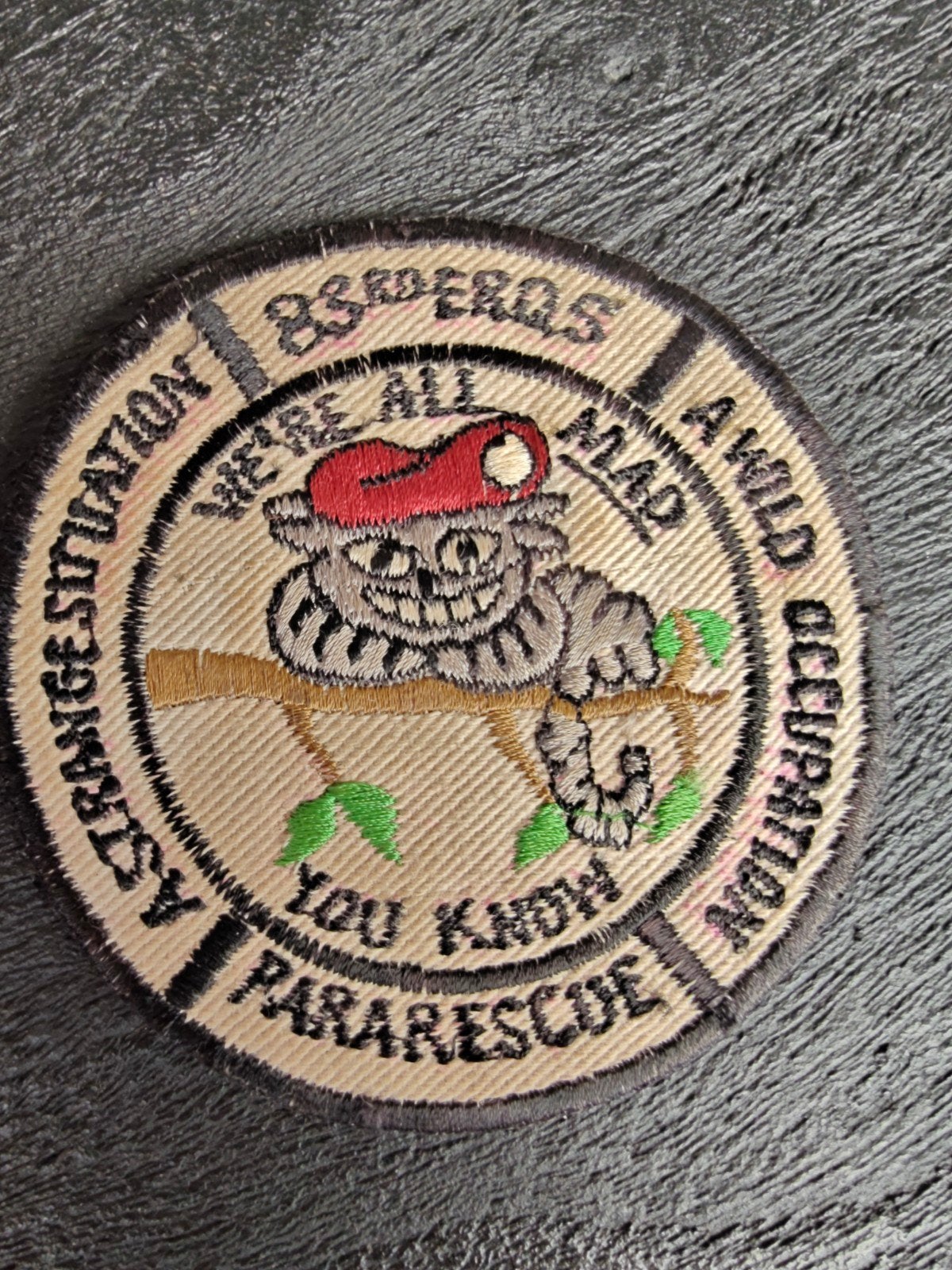 USAF 83rd ERQS Pararescue Squadron Patch, Ophalen of Verzenden, Luchtmacht, Nederland, Embleem of Badge