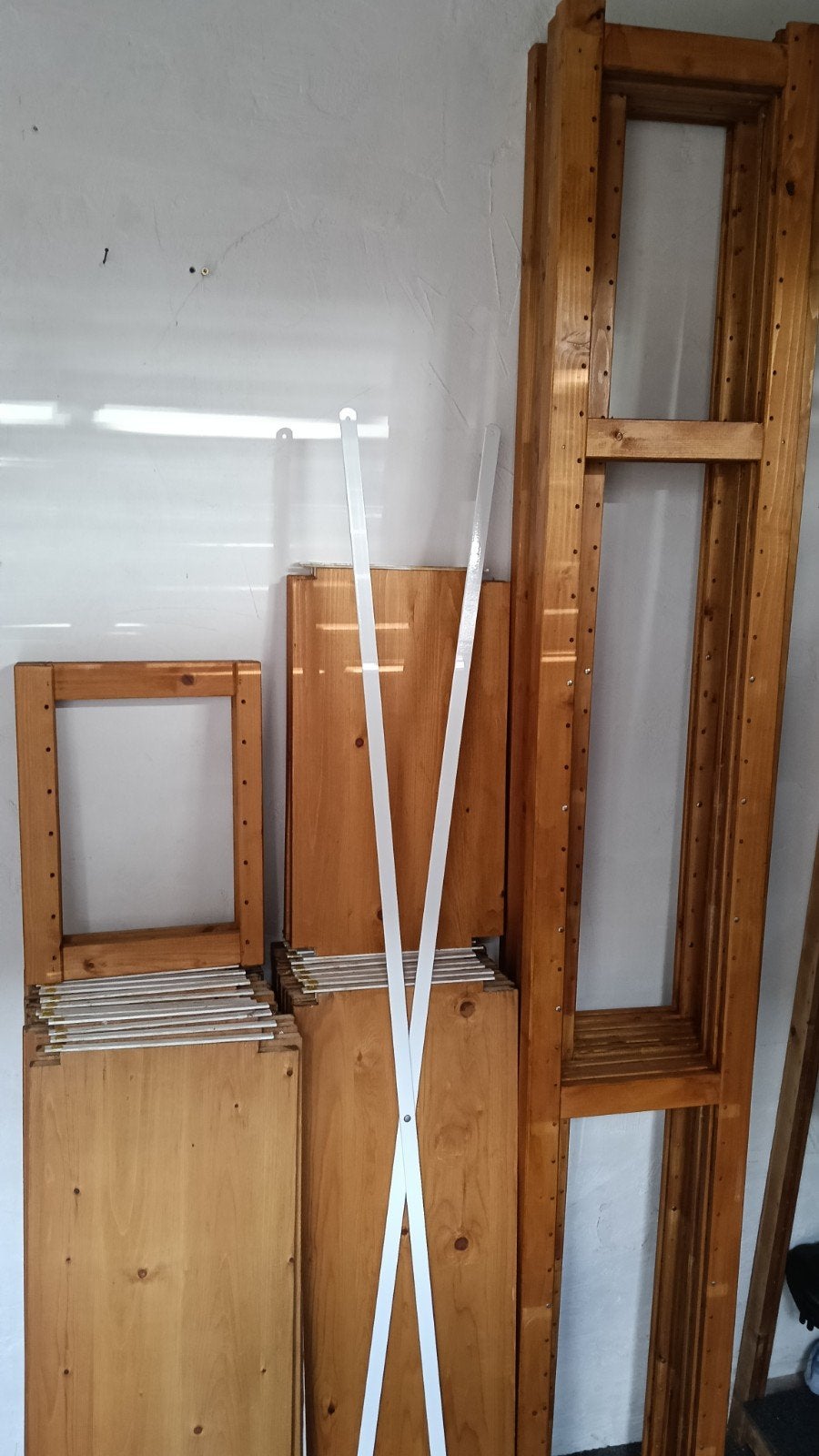 grote lundia boekenkast, Ophalen, Met plank(en), Gebruikt, 200 cm of meer