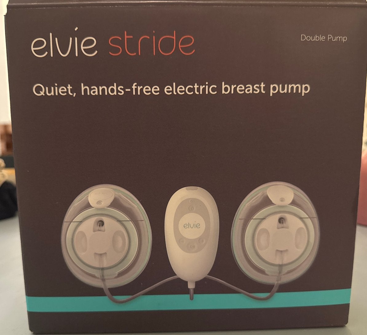 Elvie Stride Dubbele Elektrische Borstkolf - Handsfree, Ophalen of Verzenden, Zo goed als nieuw