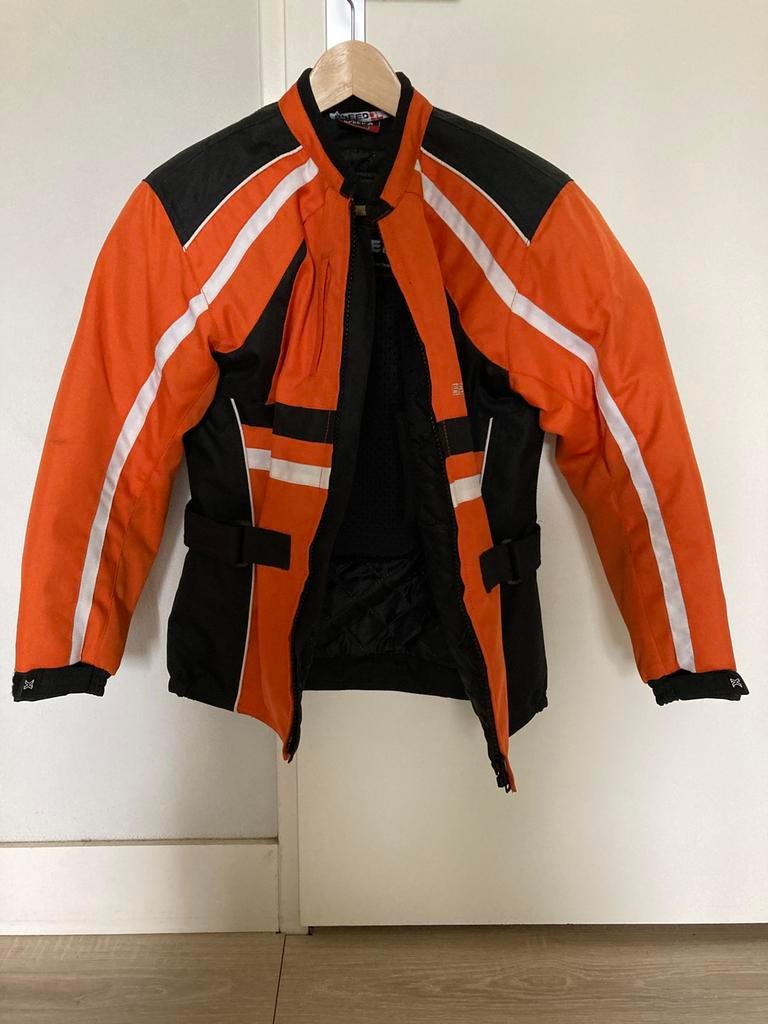Motorjas kind maat 152, Motoren, Kleding | Motorkleding, Jas | textiel, Tweedehands, Ophalen of Verzenden