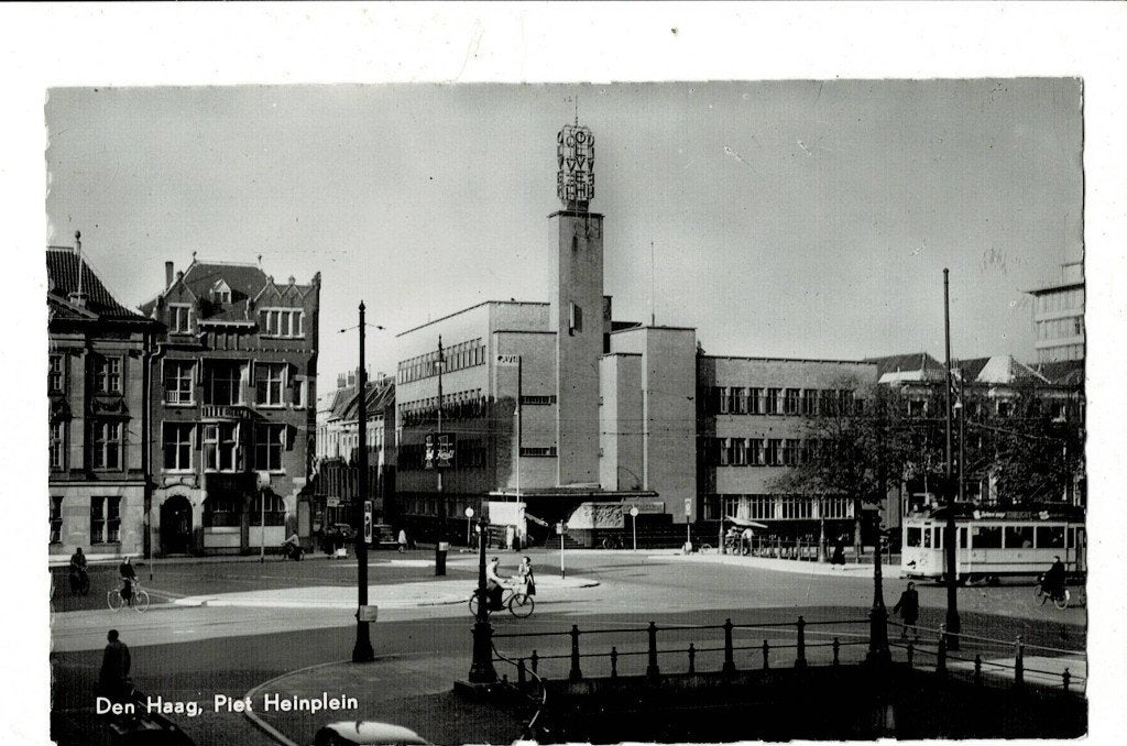 den Haag, Piet Heinplein, Verzamelen, Ansichtkaarten | Nederland, Verzenden, 1940 tot 1960, Ongelopen, Zuid-Holland