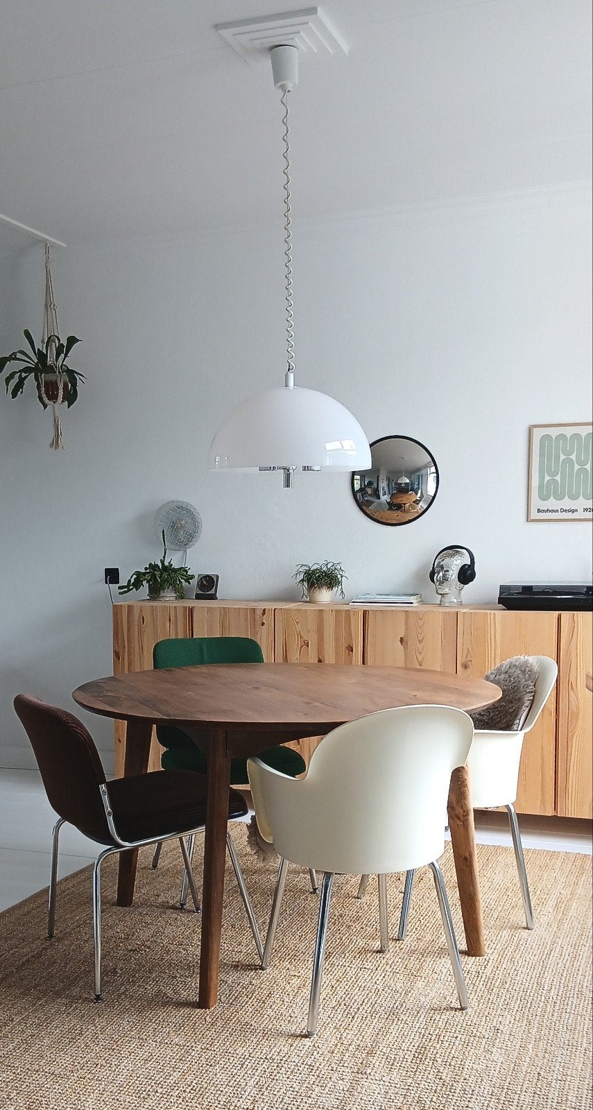 Nordic Round _ Diner Table,, Ophalen, Rond, Zo goed als nieuw, 100 tot 150 cm