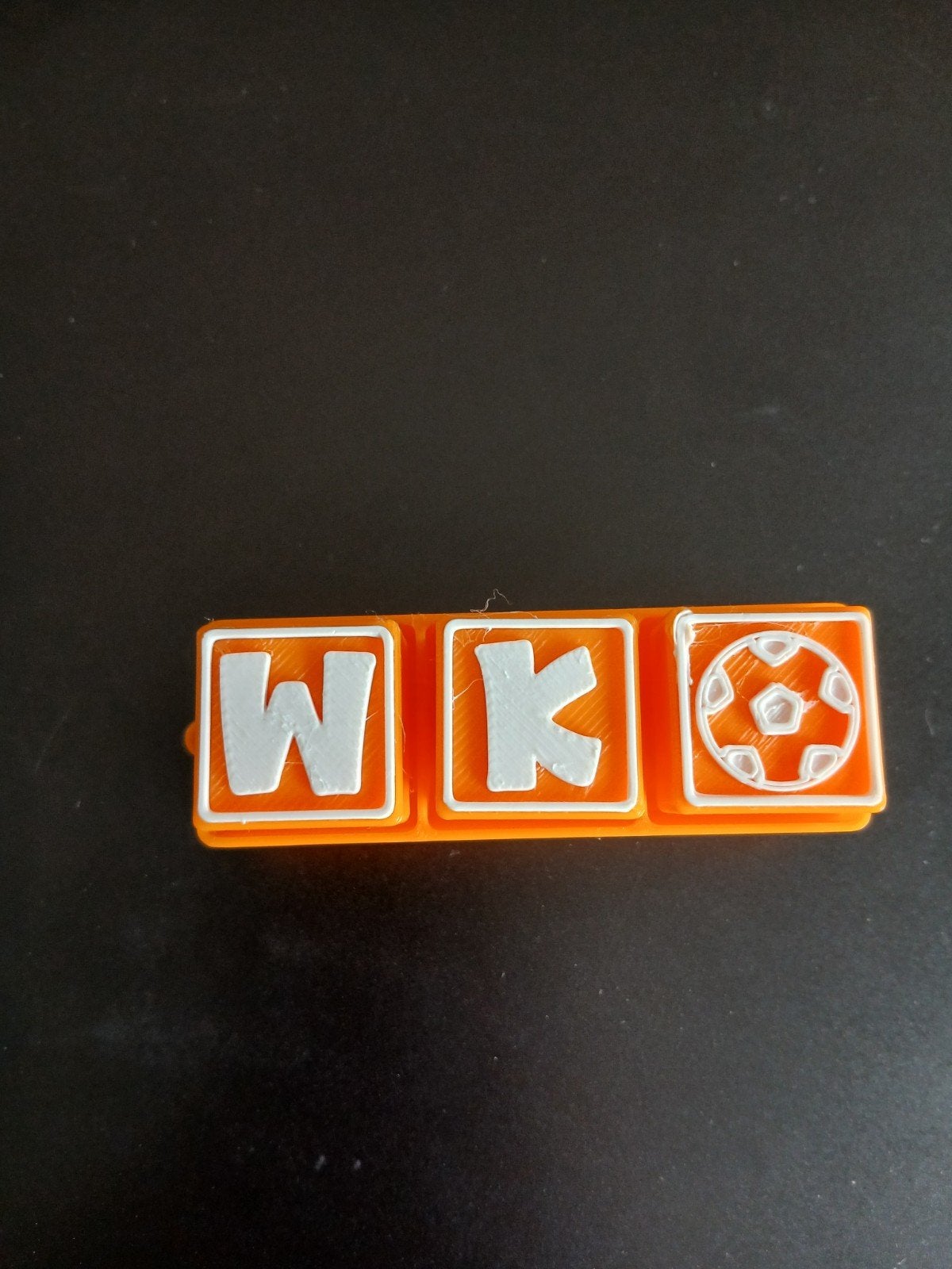 WK Clickeez - Voetbal WK Decoratie, Gebruikt, Oranje, Overige thema's, Ophalen of Verzenden
