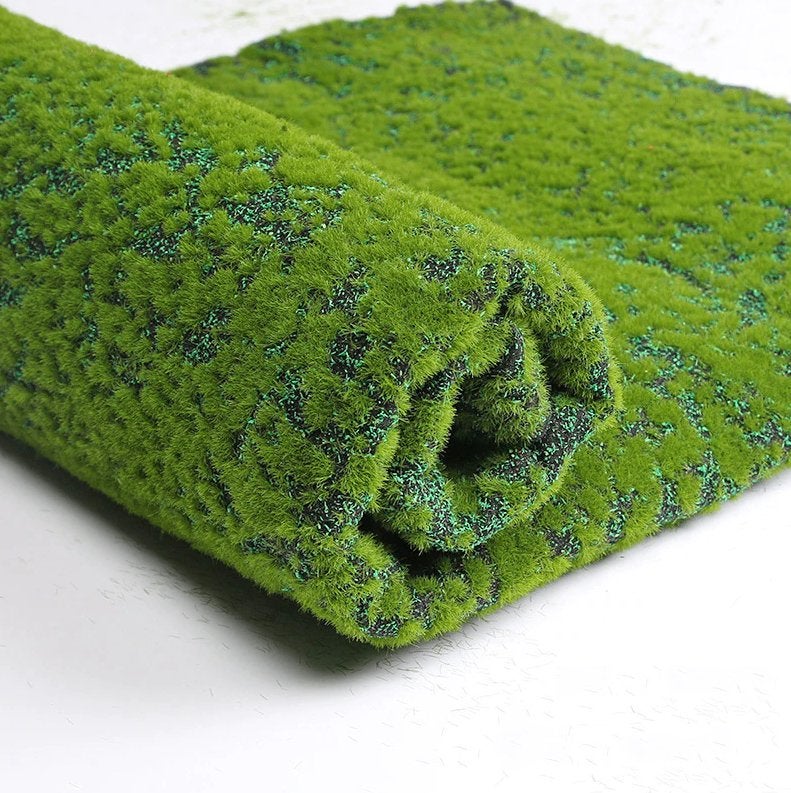 Kunst Mos Mat Nep Sier Kunstplant Mos Gras 1x1M Decor Groen, Huis en Inrichting, Verzenden, Nieuw