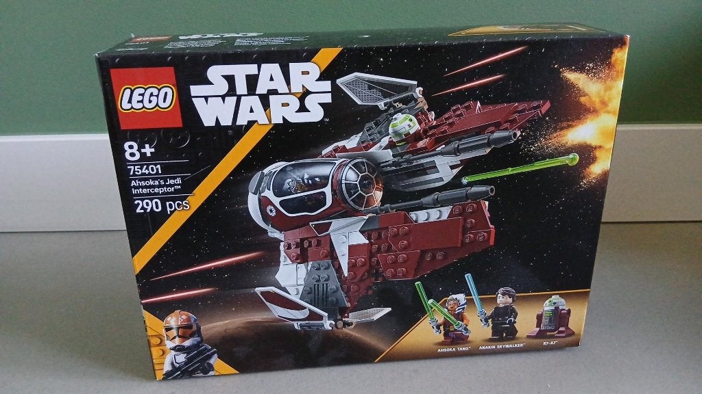 Lego Ahsoka's Jedi Interceptor (75401), Star Wars, Lego, Ophalen of Verzenden, Zo goed als nieuw